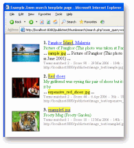 Search images and display thumbnails in search results with Zoom 7.0