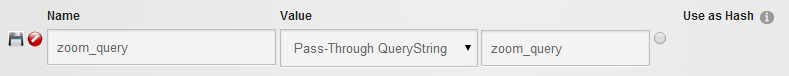 DNN Query string parameters screenshot