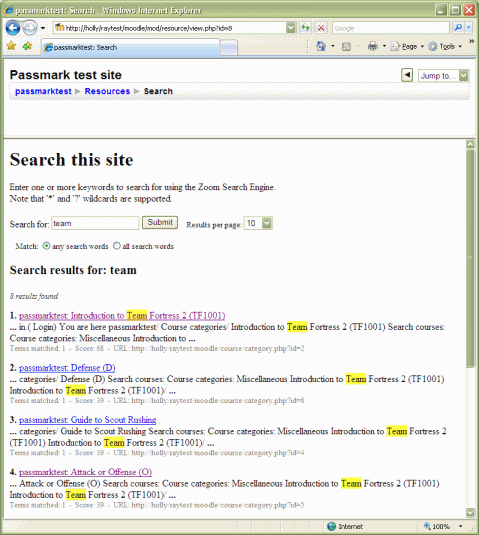 image search. Search page on Moodle site. You will be able to customize the colours, 
